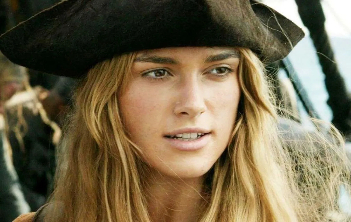 الیزابت سوان زن قهرمان در فیلم اکشن ماجراجویی «دزدان دریایی کاراییب»