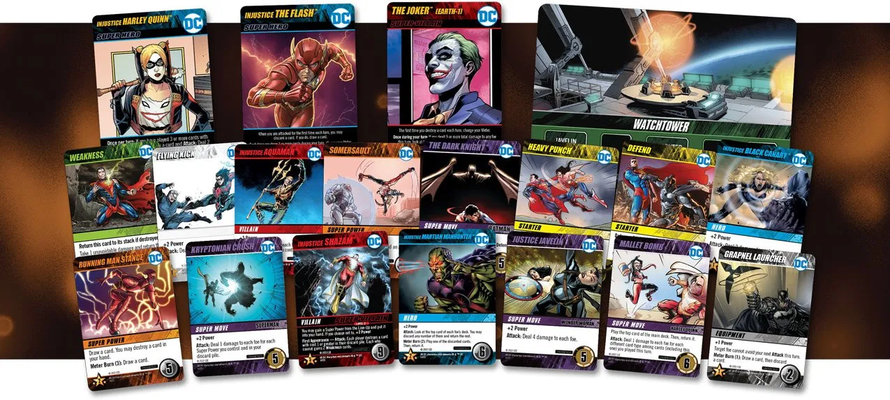 بازی DC Deck-Building Game: Injustice 