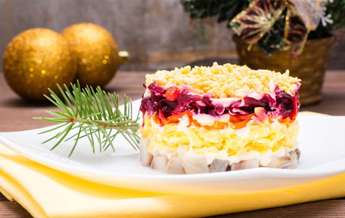 طرز تهیه سالاد روسی