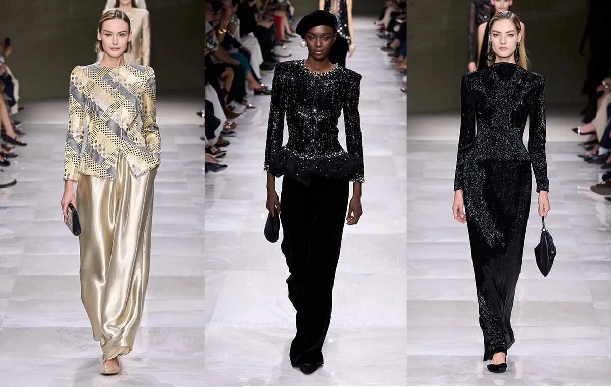 کالکشن اوت کوتور پاییز زمستان آرمانی پریوه