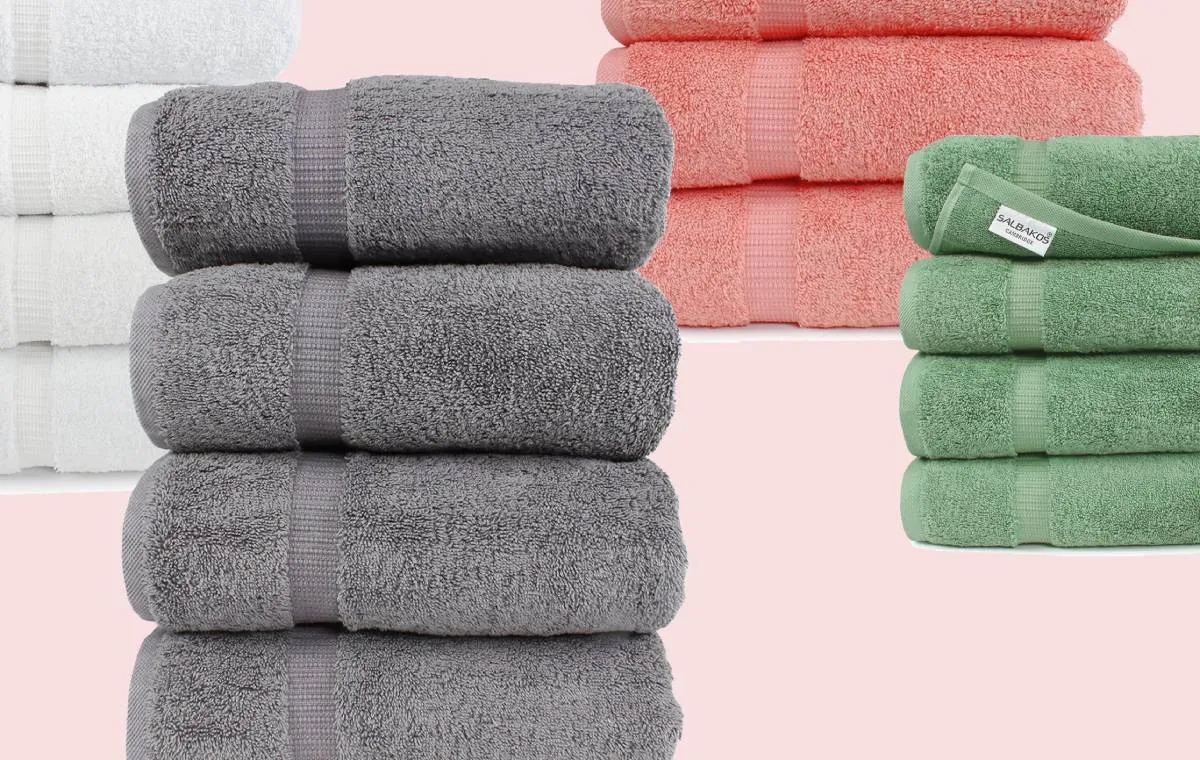رنگبندی حوله برای حمام و دستشویی
