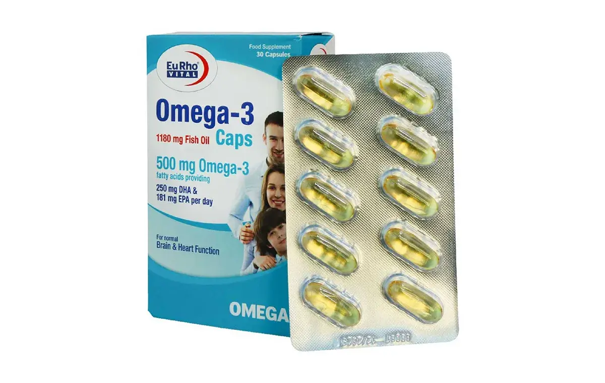 کپسول ژلاتینی امگا 3 یوروویتال