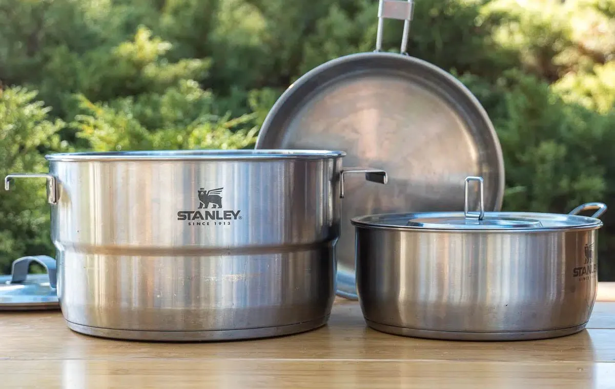 استیل ضد زنگ برای ظروف آشپزی کمپینگ