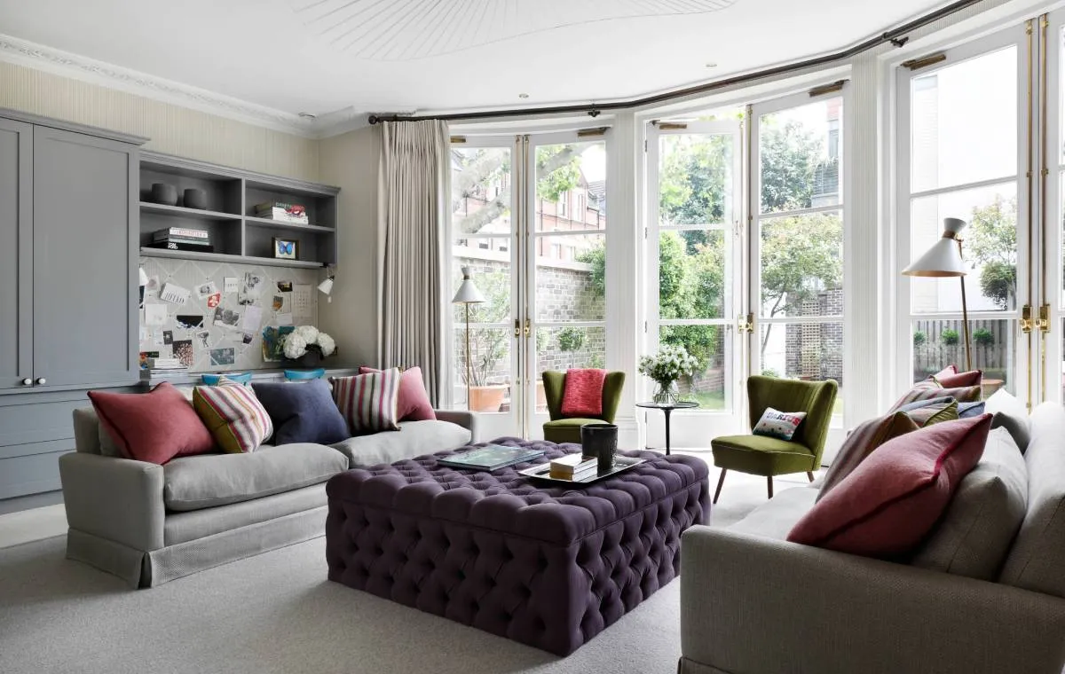 روشن کردن فضای پذیرایی 