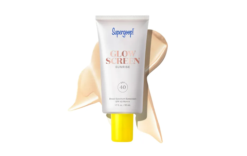کرم ضد آفتاب رنگی SPF40 سوپرگوپ مدل Glowscreen