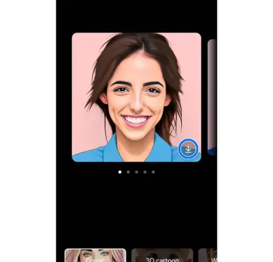 قابلیت Portrait Studio