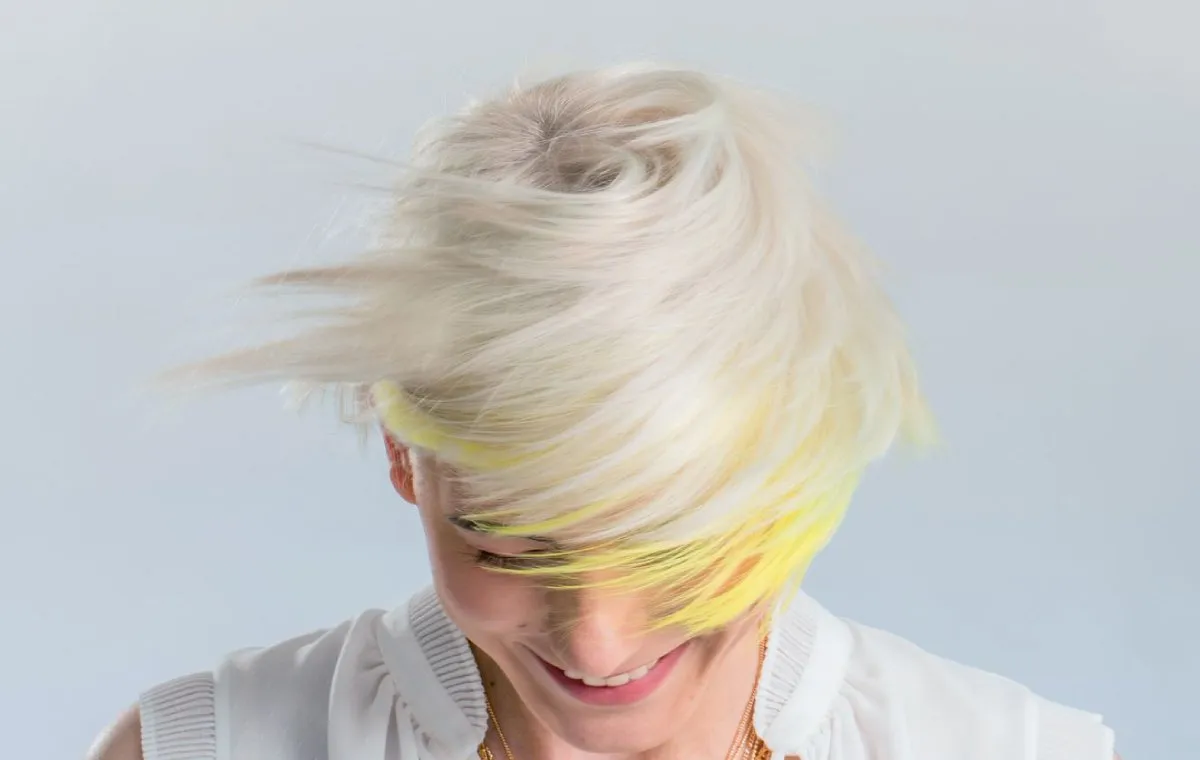 موهای بلیچ شده