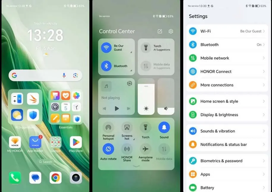 رابط کاربری اندروید