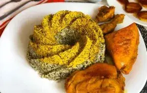 طرز تهیه شوید پلو با مرغ مجلسی