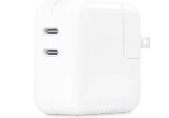 شارژر دیواری 35 وات اپل مدل Dual USB-C Port - لوازم جانبی آیفون 15 پلاس