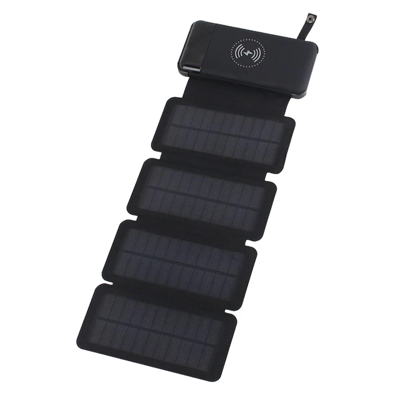 پاوربانک خورشیدی مدل WSC25 ظرفیت ۱۰۰۰۰ میلی‌آمپر ساعت