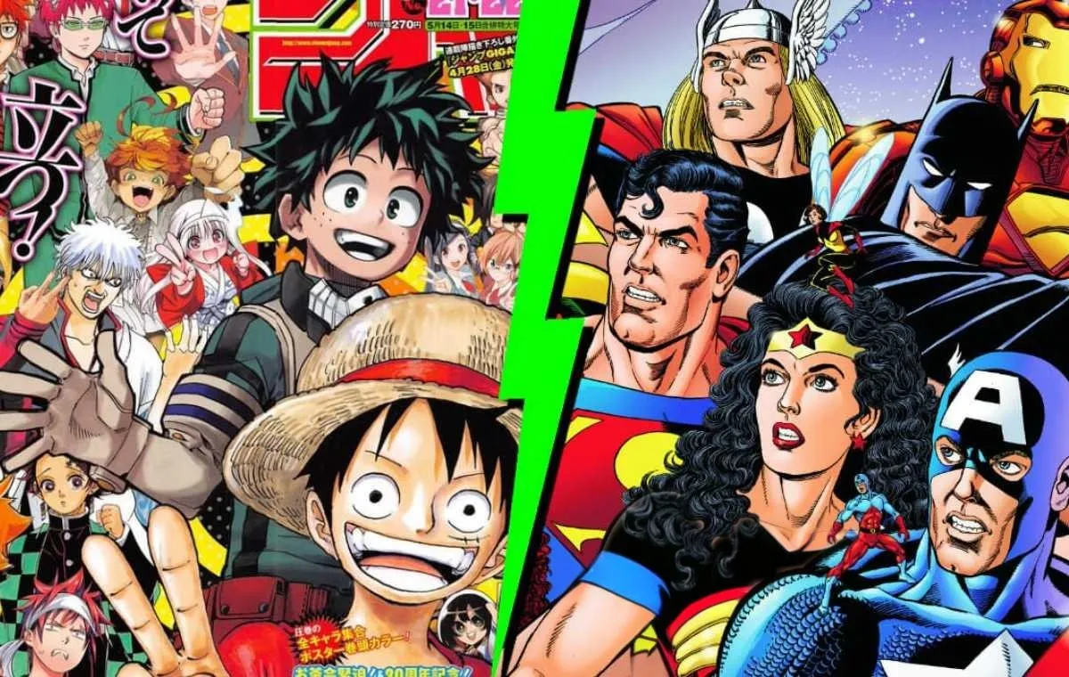 تفاوت مانگا، مانهوا، وبتون، کمیک و انیمه