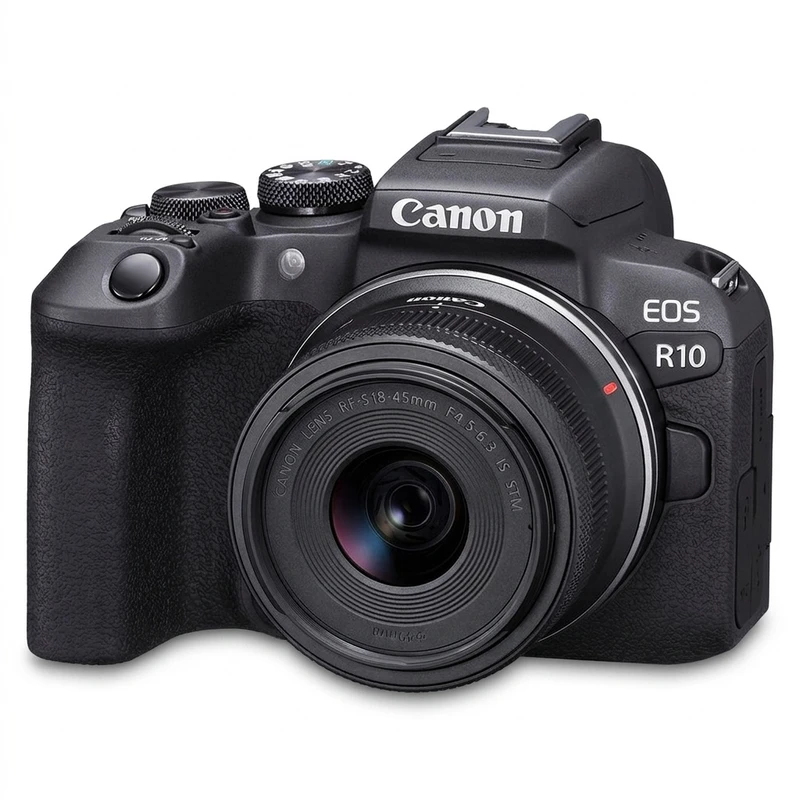 دوربین کنون EOS R10 با لنز RF-S 18-45mm