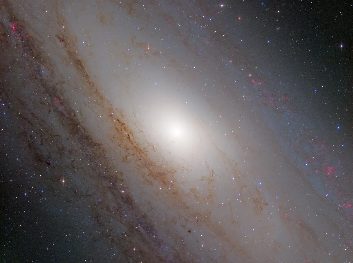 نمای نزدیک از کهکشان آندرومدا