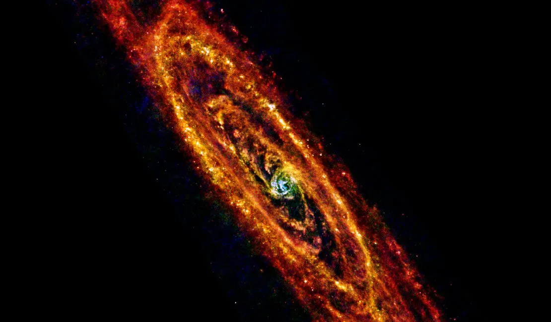 نمای هرشل از کهکشان آندرومدا