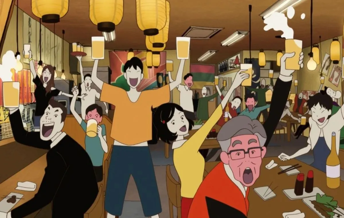 شب کوتاه، دختر پیاده انیمههای سینمایی