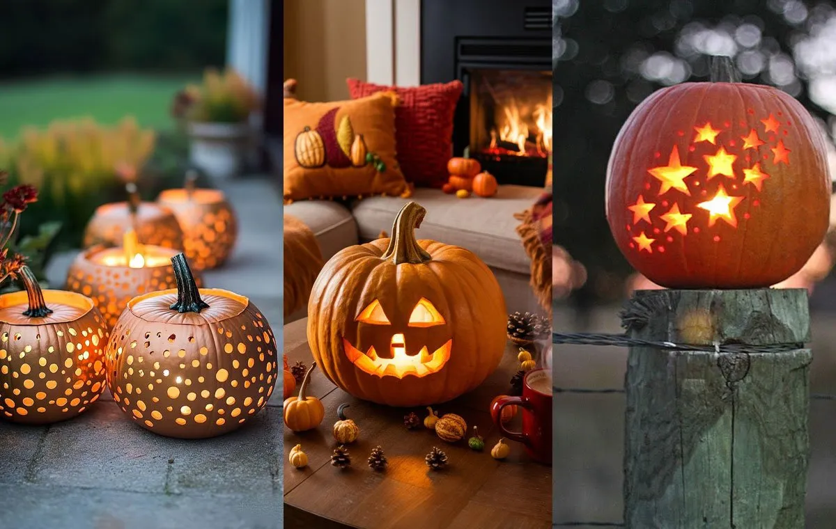 تزیین کدو تنبل برای شب یلدا عروس با چراغهای LED