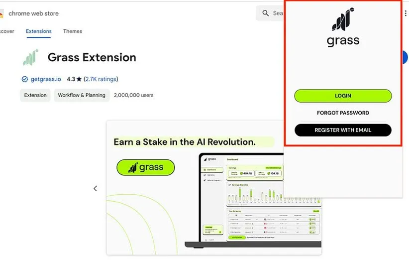برداشت ایردراپ گرس
