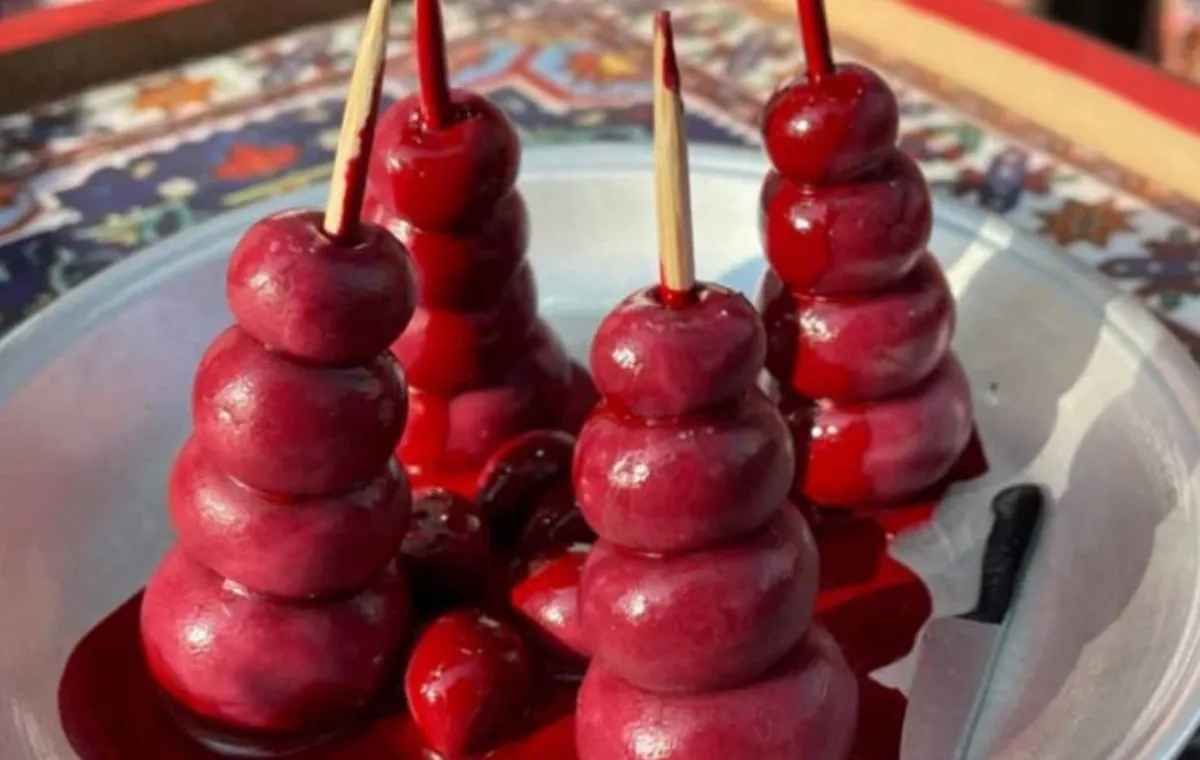 تزیین سینی لبو به سبک لبو فروشهای قدیم