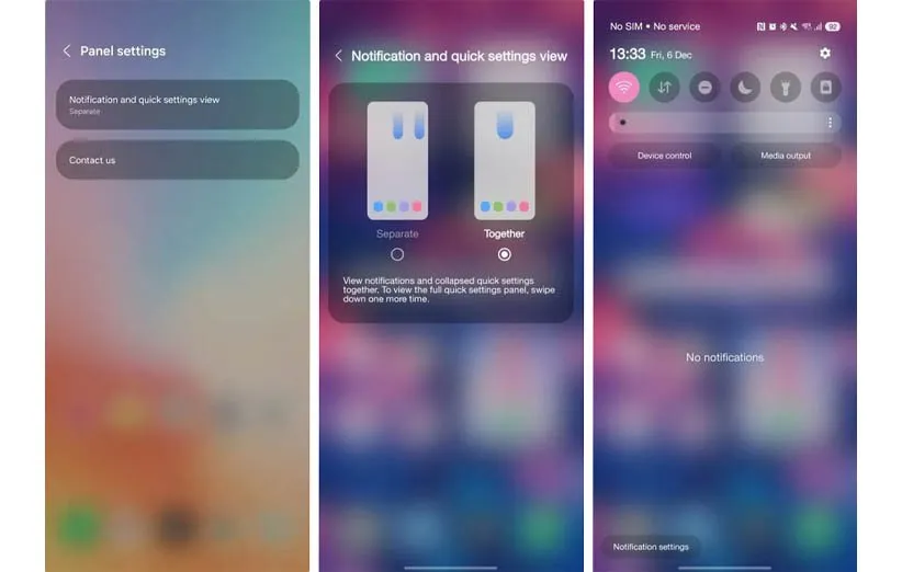 رابط کاربری One UI 7