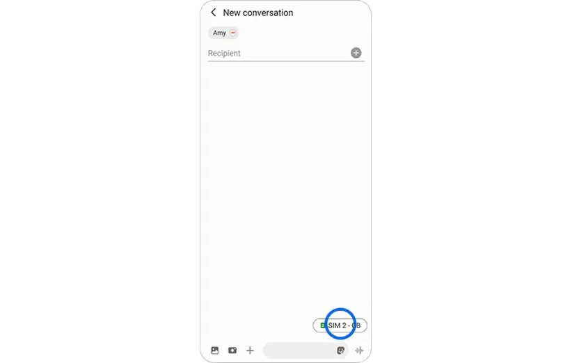 تنظیمات سیم کارت ایرانسل در گوشی سامسونگ