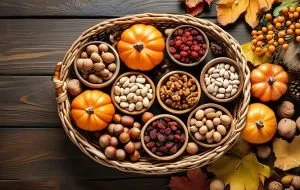 تزیین آجیل شب یلدا ساده و شیک