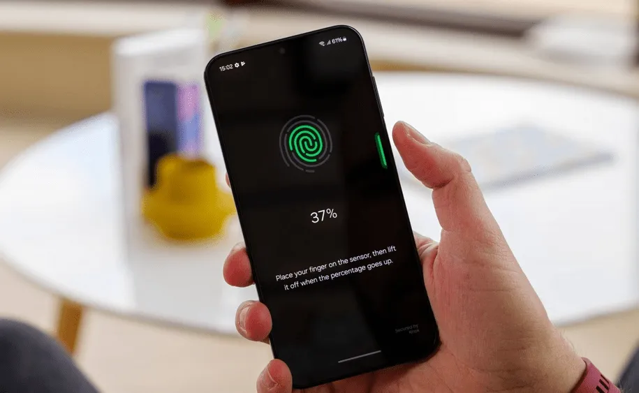مقایسه گوشی گلکسی A16 با گوشی گلکسی A15؛ اثر انگشت