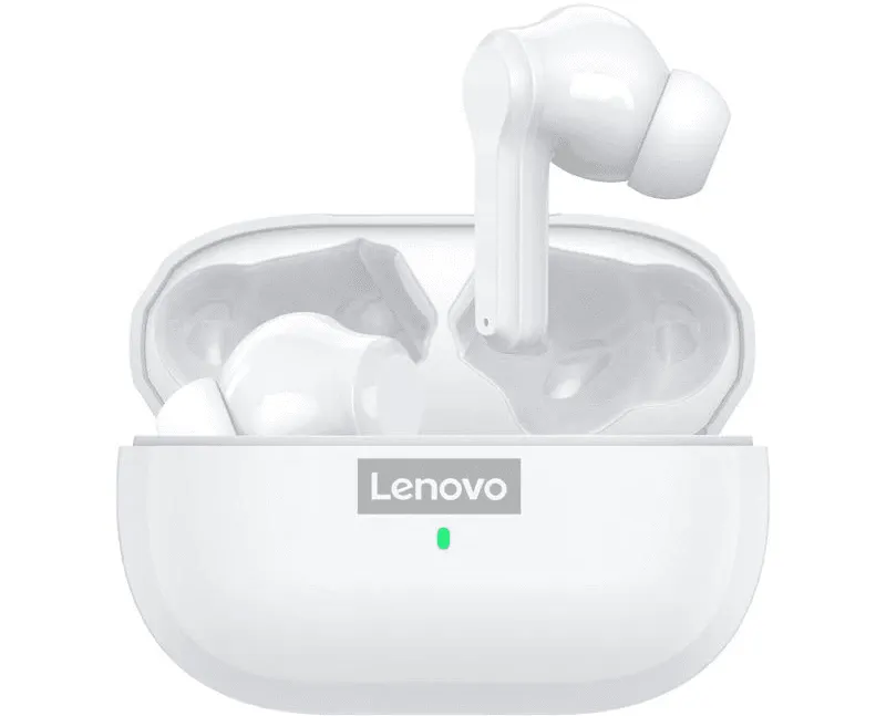 هدست بلوتوثی لنوو مدل ASU WIRLESS LP1S GLOBAL BUDS - بهترین هدفون بی سیم زیر 500 تومان از برند لنوو