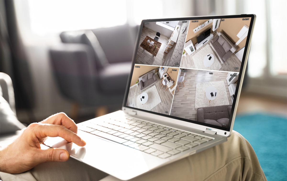 اتصال دوربین مداربسته به لپ تاپ