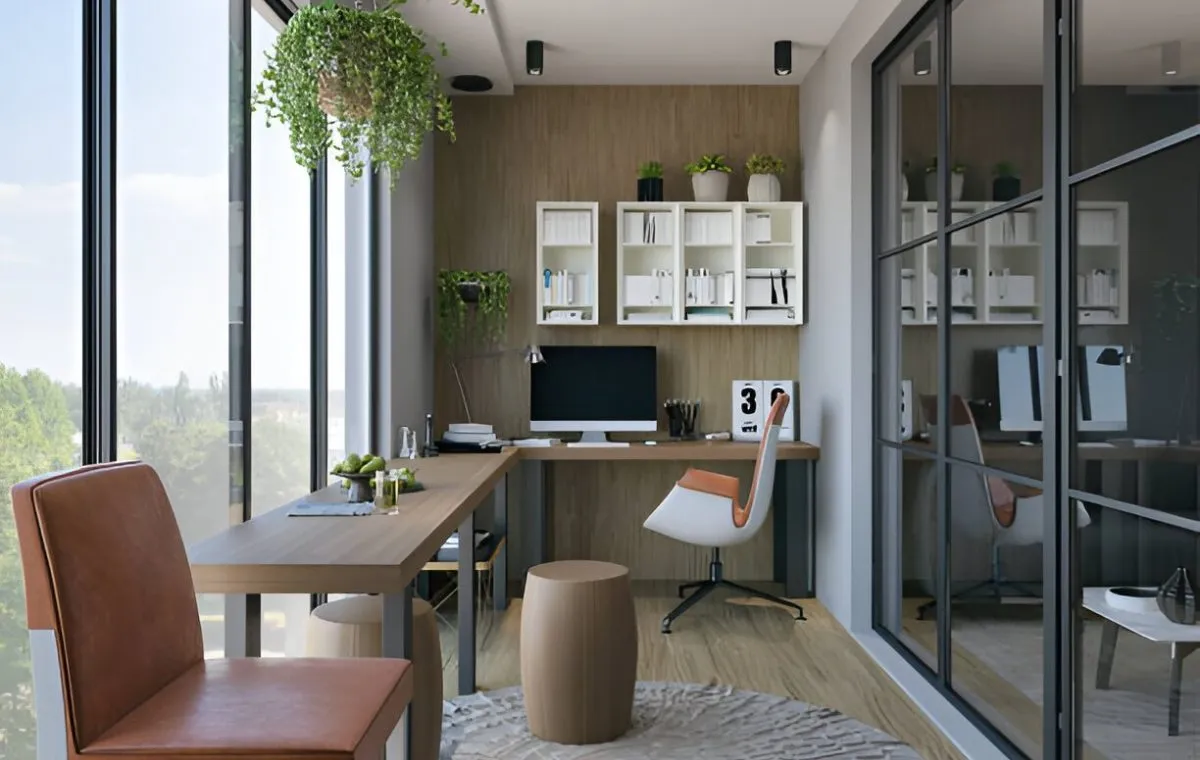 چیدمان اتاق کار خانگی