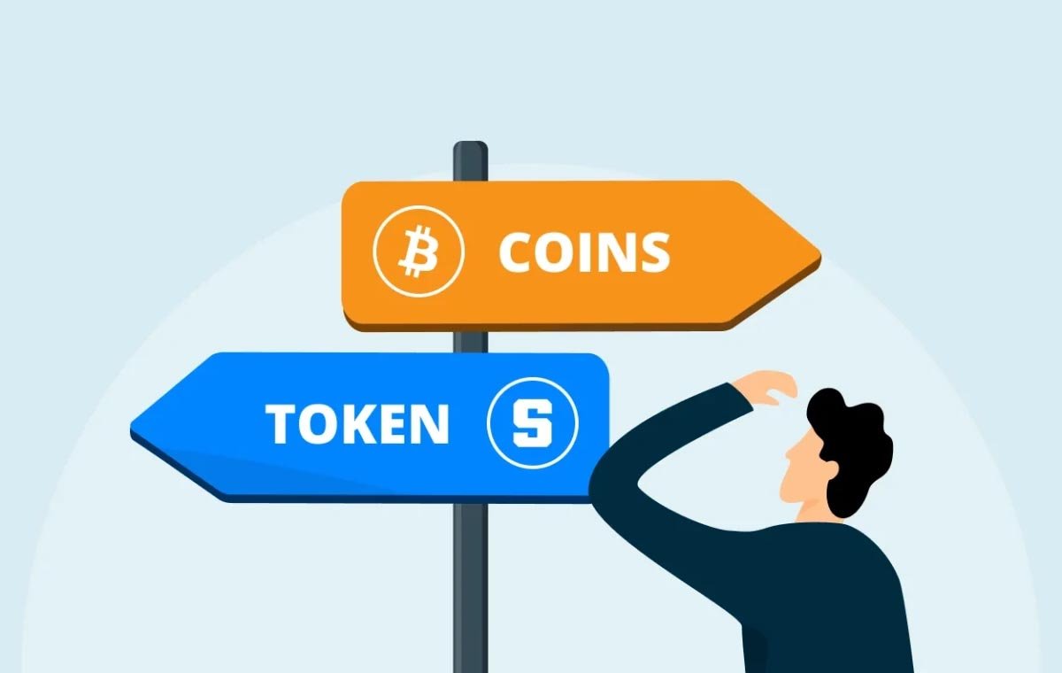 فرق توکن و کوین