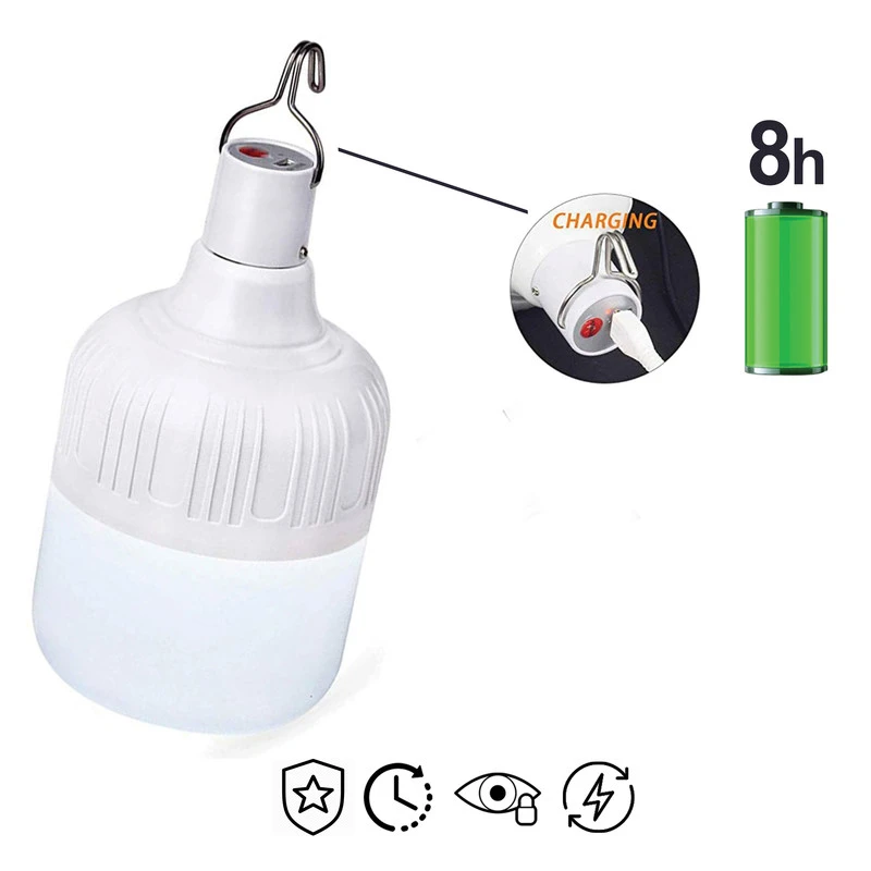 چراغ اضطراری مدل شارژی کد led-bulb-100W
