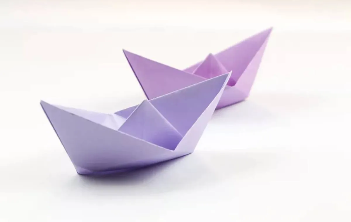 قایق اوریگامی