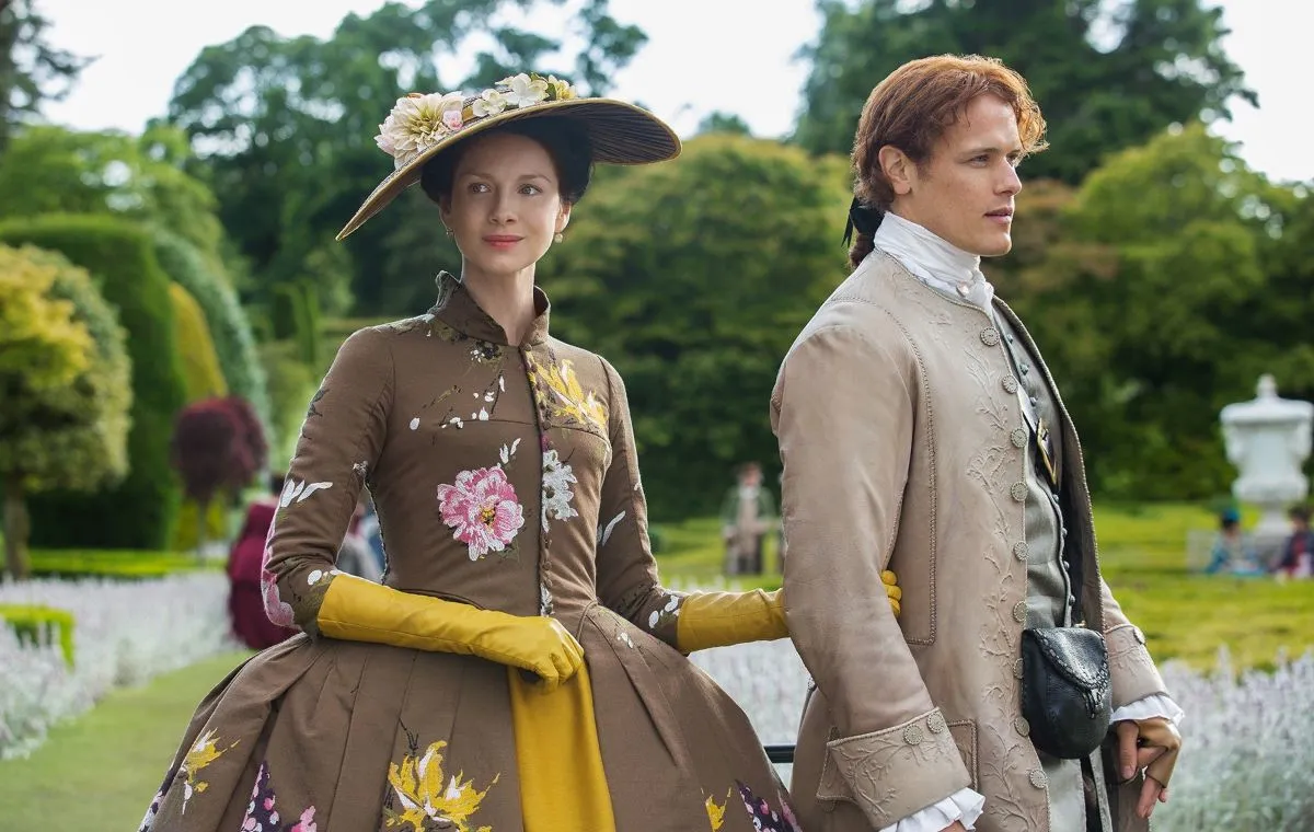 کلر رندال و جیمی فریزر در سریال «غریبه»