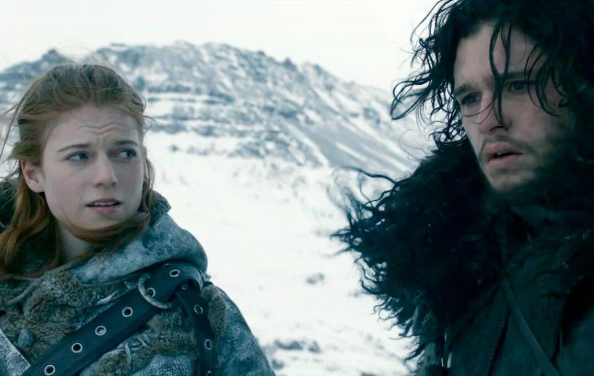 جان اسنو و ایگریت در سریال «بازی تاج و تخت»