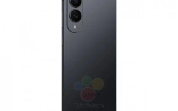 گلکسی S25 اج مشکی از نمای پشت