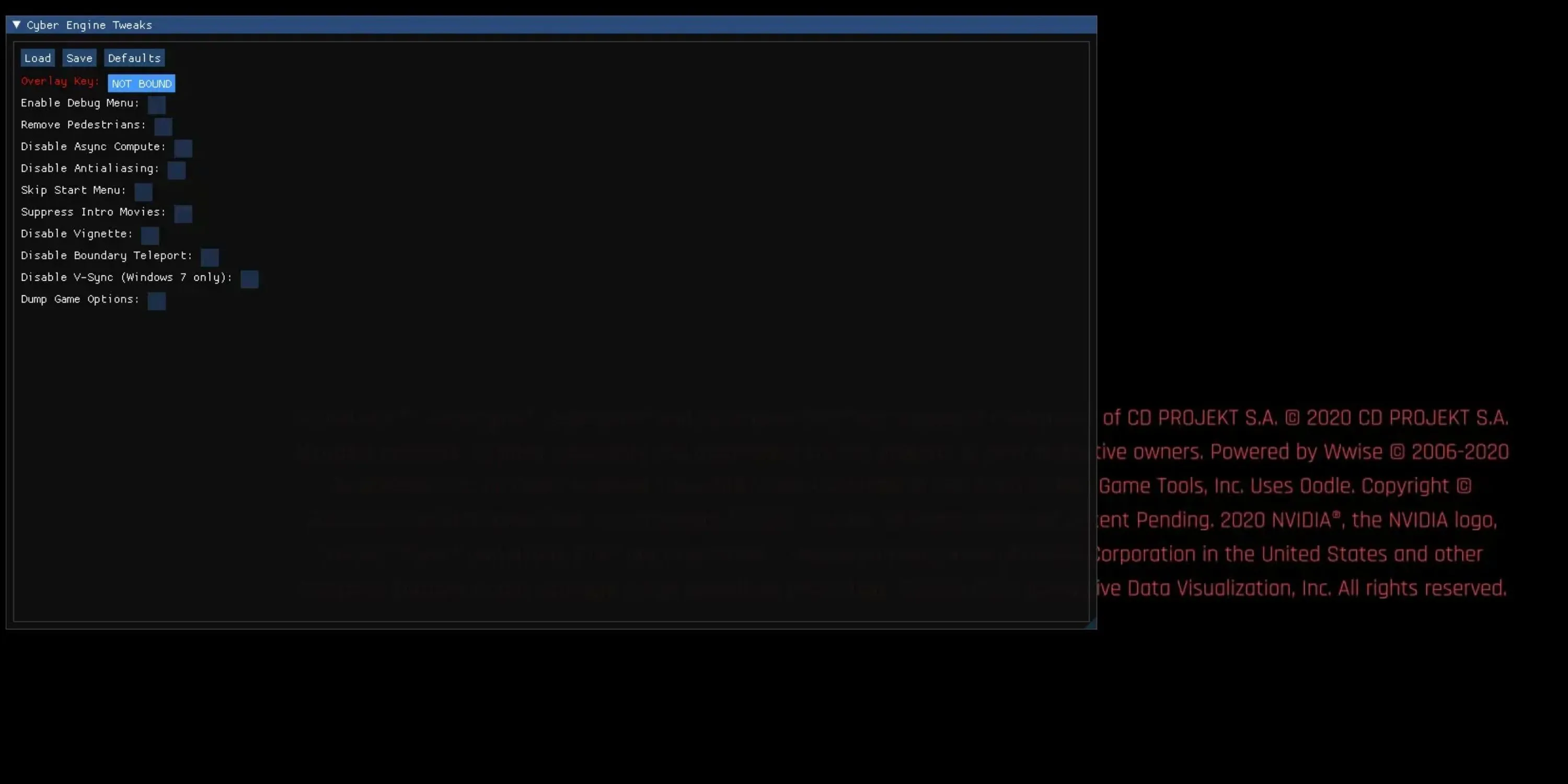 ماد Cyber Engine Tweaks 