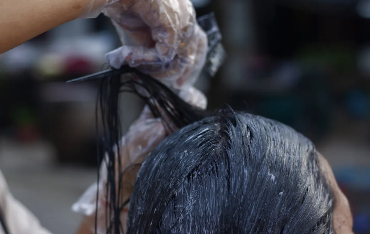 طریقه رنگساژ کردن مو