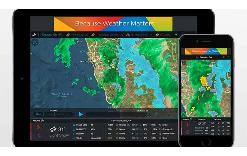 بهترین سایت پیش بینی هوا
