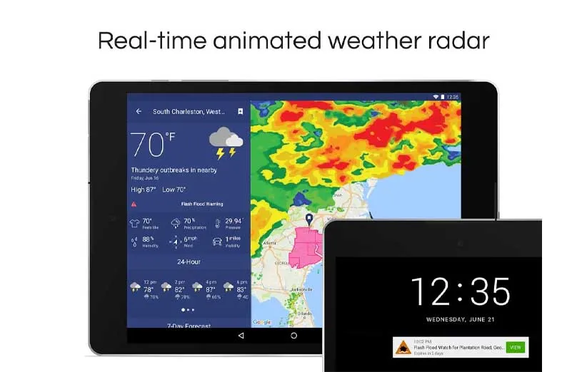 بهترین برنامه های هواشناسی برای اندروید