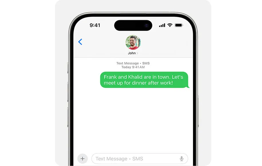 چگونه برای ای‌مسیج عکس بگذاریم