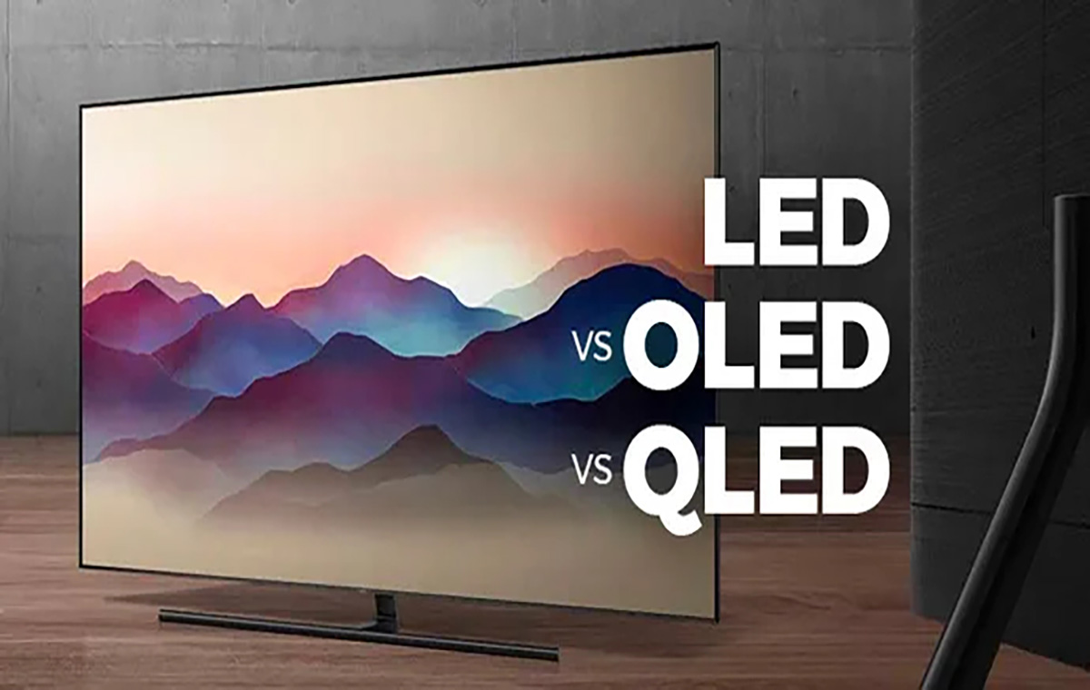 QLED، OLED و LED