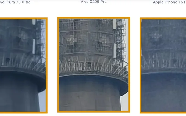 مقایسه عکسهای ثبت شده توسط آیفون 16 پرو مکس با هواوی Pura 70 اولترا و ویوو X200 اولترا
