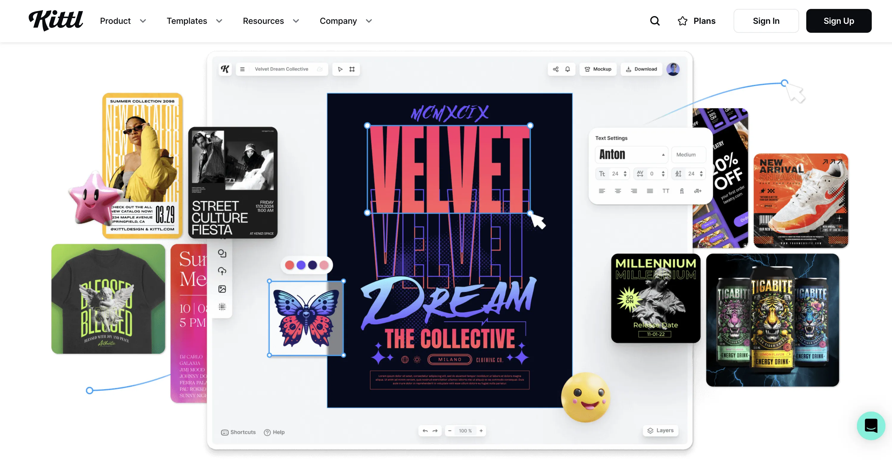 طراحی پوستر با کیتل