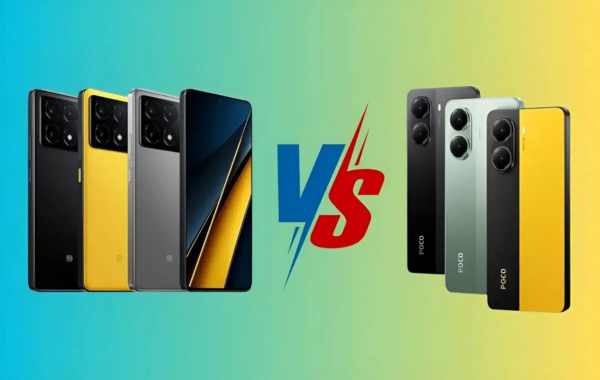 مقایسه پوکو X6 پرو با پوکو X7 پرو