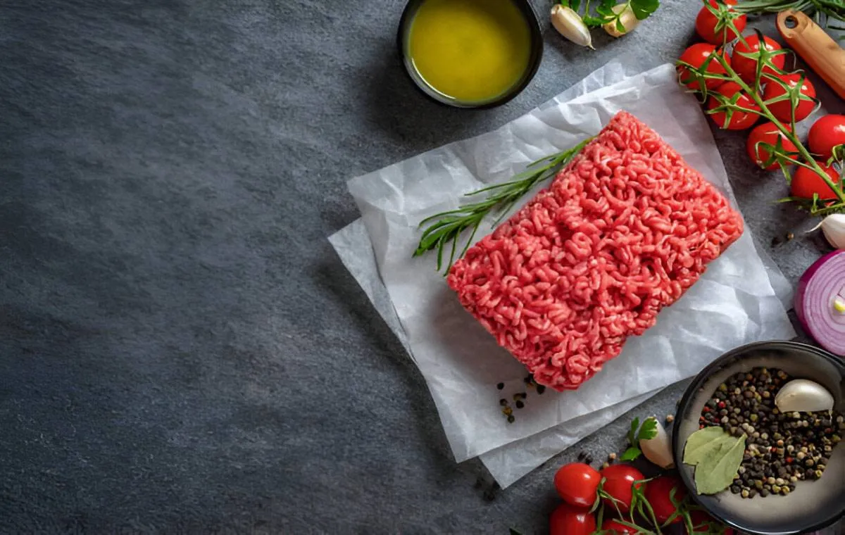 غذا با گوشت چرخ کرده