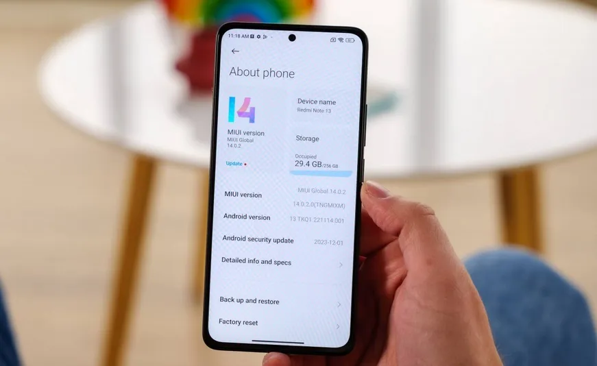 رابط کاربری شیائومی