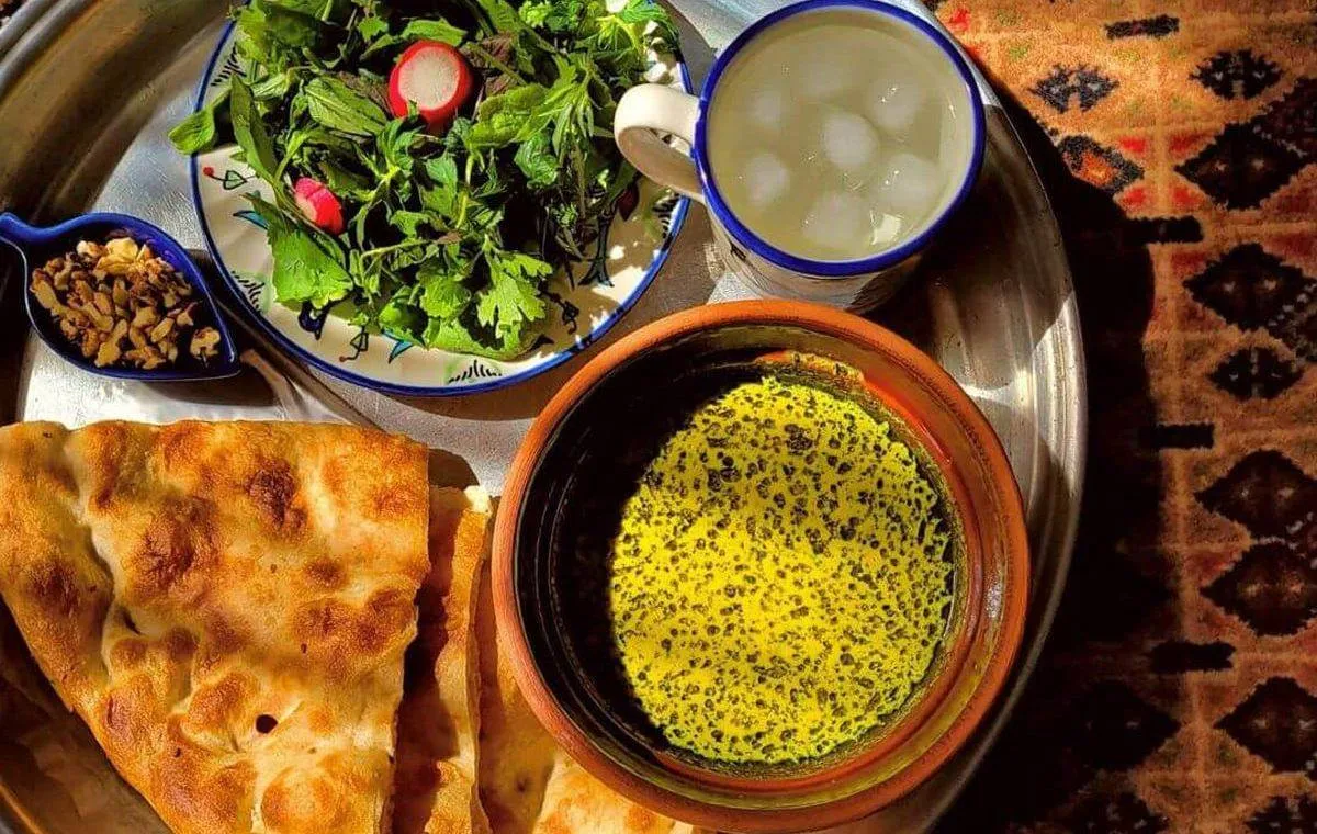 کله جوش غذای نونی ساده برای شام