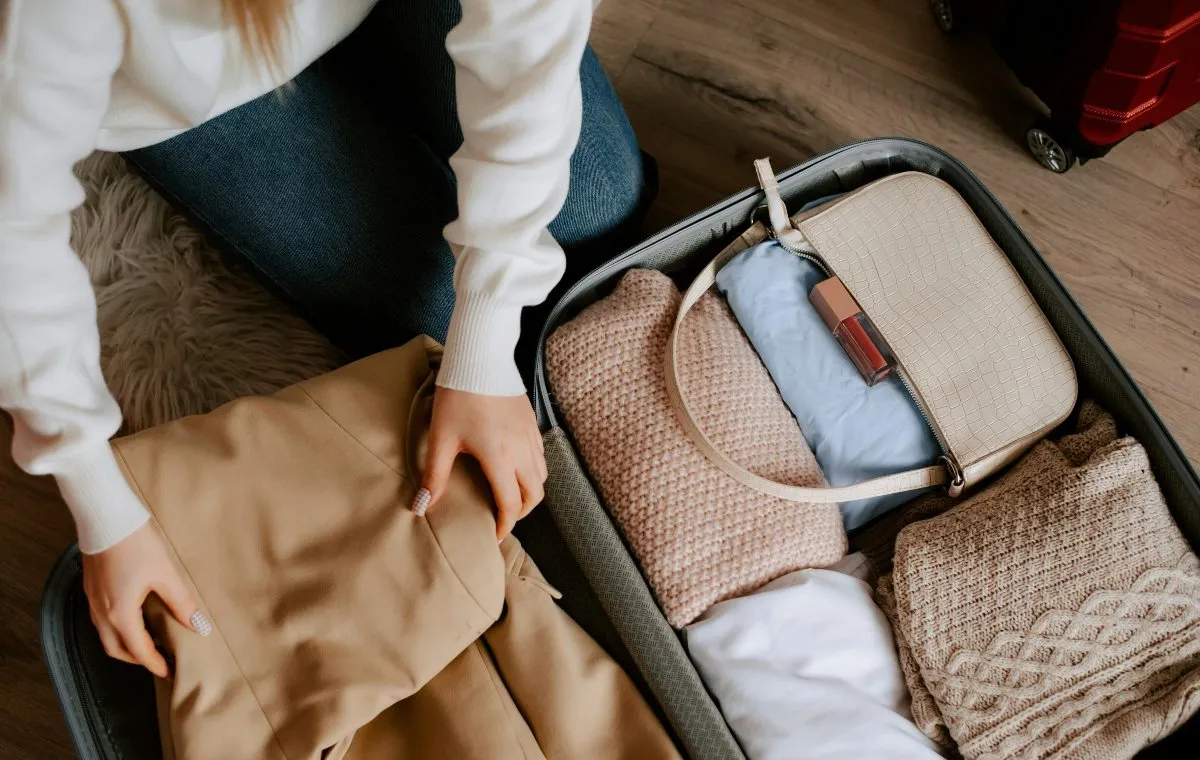 چیدمان چمدان