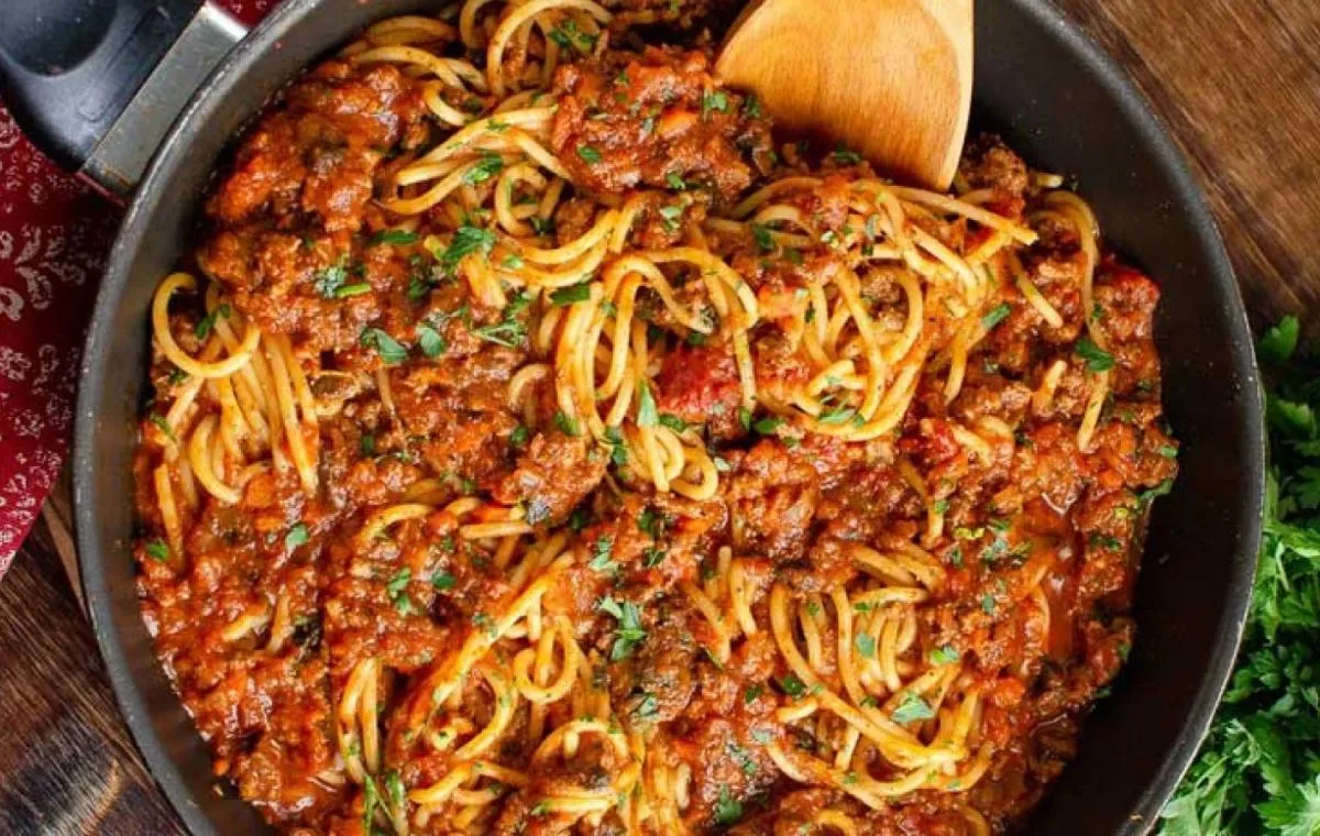 ماکارونی با نخود فرنگی